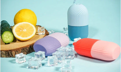 Ice Facial Roller Cube Beauty Lifting Ice Ball Face Massager Contouring Eye Roller Facial Treatment Reduce Acne Skin Care Tool.