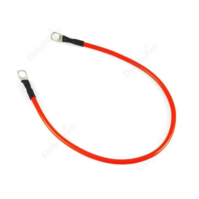 Soft Car Battery Silicone Cable with M6 M8 M10 Lug Red Black 8 6 4 3 0 AWG Electrical Wire for Auto RV Solar Panel Inverter UPS.
