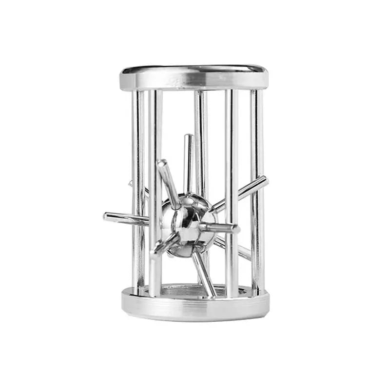 Classic IQ Metal Brain Magic Baffling Puzzles Game Toys for Children Adults Funny Gifts.
