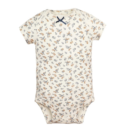 5 stück Unisex Baby Bodys Mode Körper Anzüge Kurzarm Neugeborenen Overall Cartoon Baby Junge Mädchen Kleidung Set Sommer