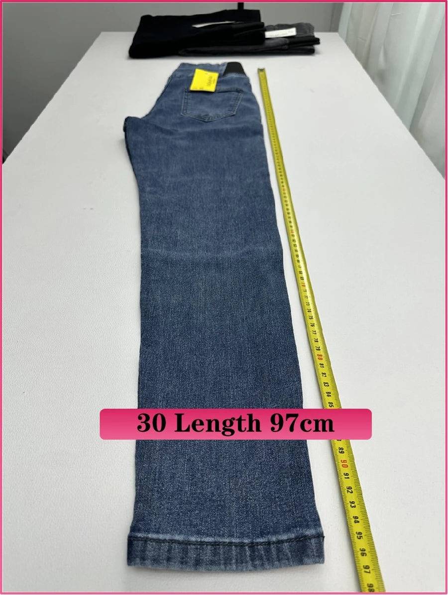 Pencil Jeans Women Spring Fall High Waist Skinny Denim Pants New Korean Casual Stretch Vaqueros Vintage Leggings Kot Pantolon.