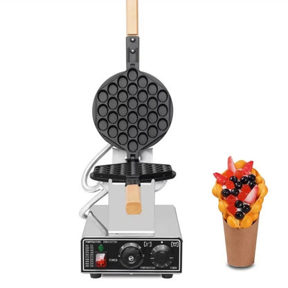 Commercial Egg Waffle Machine And Cooling Rack Egg Waffle Maker Household Waffle Making Machine Paired Cooling Rack.