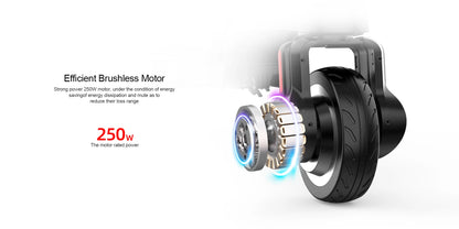 HX 7.5AH Electric E Scooter 350W 25KM/H Foldable Electric Kick Scooter Scooters 5.5 Inch APP Smart Escooter for Adults.