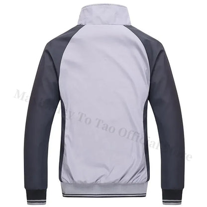 Men Sportswear New Spring Autumn Tracksuit 2 Piece Sets Sports Suit Jacket+Pant Sweatsuit Male Fashion Print Clothing Size L-5XL.