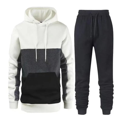 Damen Fleece zweiteilige Sets elegante einfarbige übergroße warme Hoodies und lange Hose Sporta nzug Herbst Winter Trainings anzug 2021