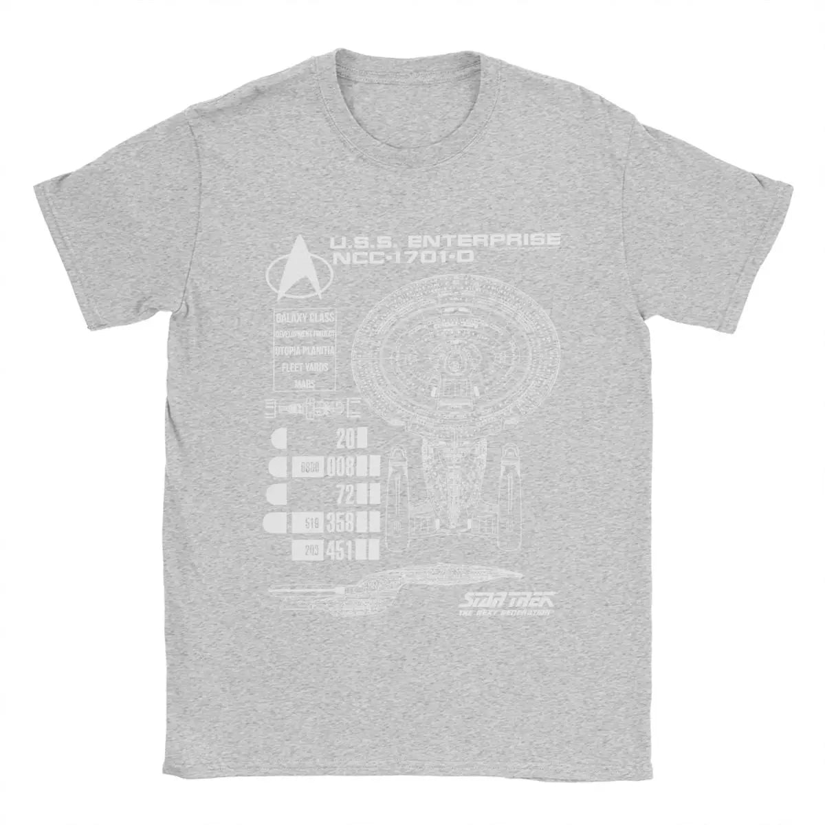 Stars Treks T Shirts Men 100% Cotton Funny T-Shirts Round Neck Tee Shirt Short Sleeve Clothes Gift Idea.