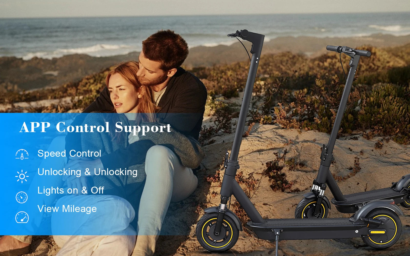 ATSANT ESMAX Electric Scooter 500W 42V14.5Ah 40KM Long Range 10Inch Pneumatic Flatproof Tyres Foldable Smart Adult Kick EScooter.