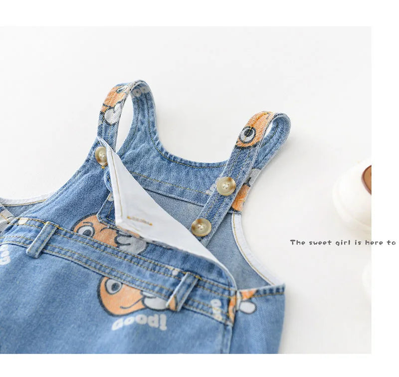 2 Stück Sommer Kinder Baby Denim Bodysuit und Mützen Anzüge einteilige Unisex Kleinkind Jungen Mädchen weiche Jeans Kleidung Jeans Sprung anzüge