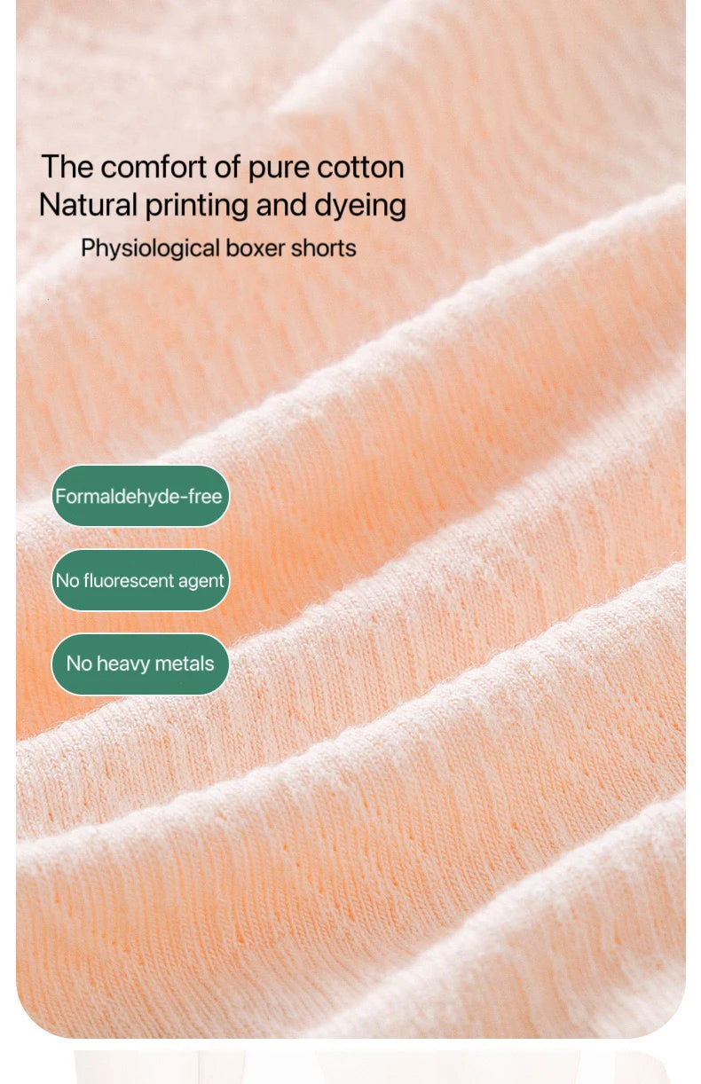 4pcs Women's Safety Pants Physiological Underwear High Waist Shorts Panties For Women Plus Size No Trace Leggings Safety Panty.