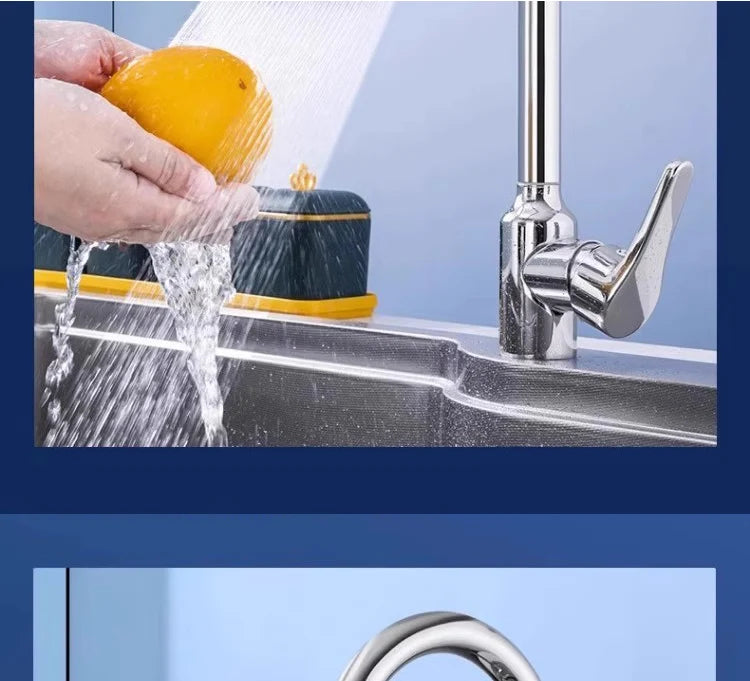 Three-speed Waterfall Water Outlet Multi-function Faucet Extender Universal Rotating Nozzle Splash-proof Kitchen Artifact