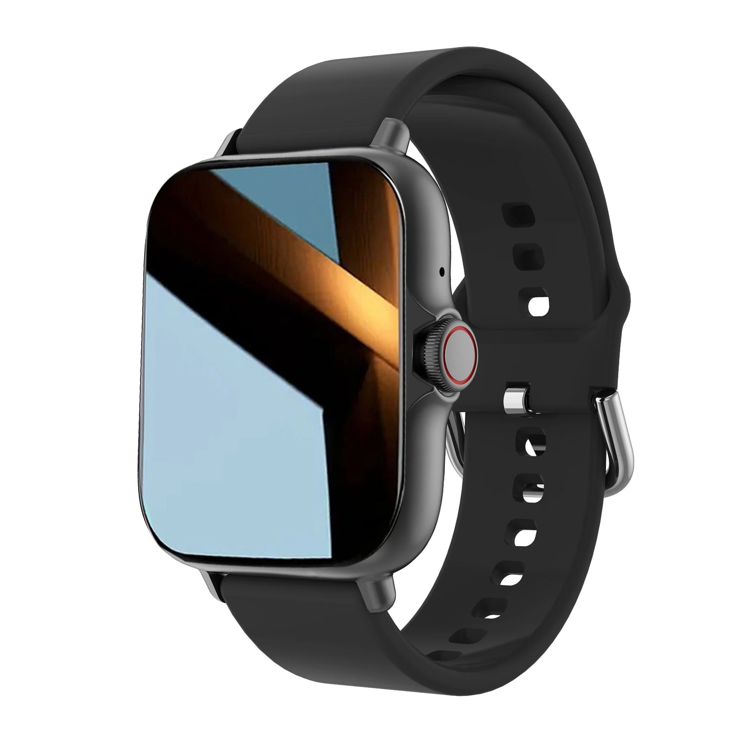 Smart watch with full touch screen, call, message reminder, music control and other functions, compatible with iPhone/android mo.