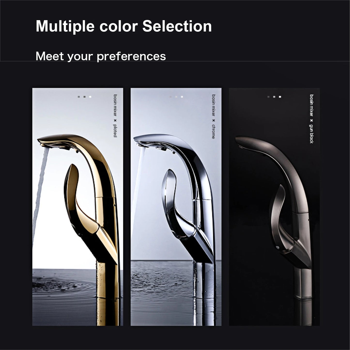 Luxury brass gold touch switch kitchen faucet pull-out design 1 hole single handle hot and cold water sink 2 function Mixer