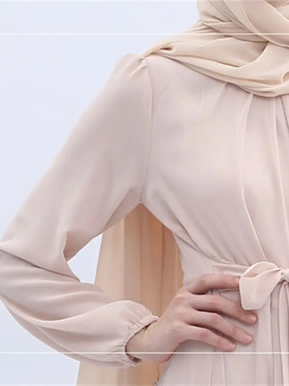 Ramadan Chiffon Abaya Damen Dubai Islamic Prayer Clothes Women Muslim Modest Dress Kebaya Kaftan Robe Vestidos Musulmanes Femme.