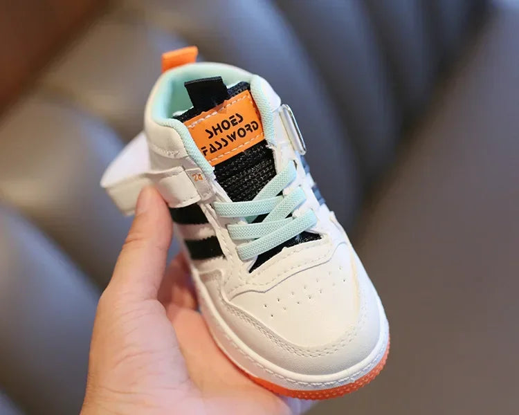 Size 21-32 Children Anti-slip Wear-resistant Casual Shoes Girls Boys Kids Soft Sole Toddler Shoes Baby Breathable Sport Sneakers.