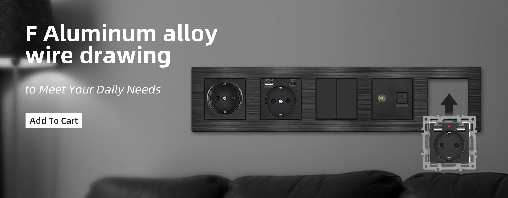 SRAN F6 Serie mehrere Rahmen Weiße Panel aus gehärtetem Glas, EU FR UN-Steckdosen und Schalter Dimmer-Lüfter-Fußlampe Rj45-Modul DIY.