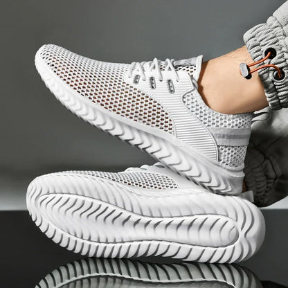 Sommer Herren Sneakers atmungsaktive und leichte Herren Casual Tennis Sneakers Hollow Mesh Herren Laufschuhe Tenis Masculino