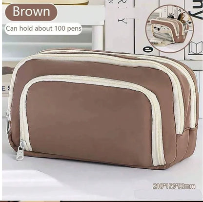 Kawaii Große Kapazität Stift Tasche Koreanische Bleistift Beutel Multilayer Schule Fall Schreibwaren Halter Tasche Student Zurück zu Schule Liefert.