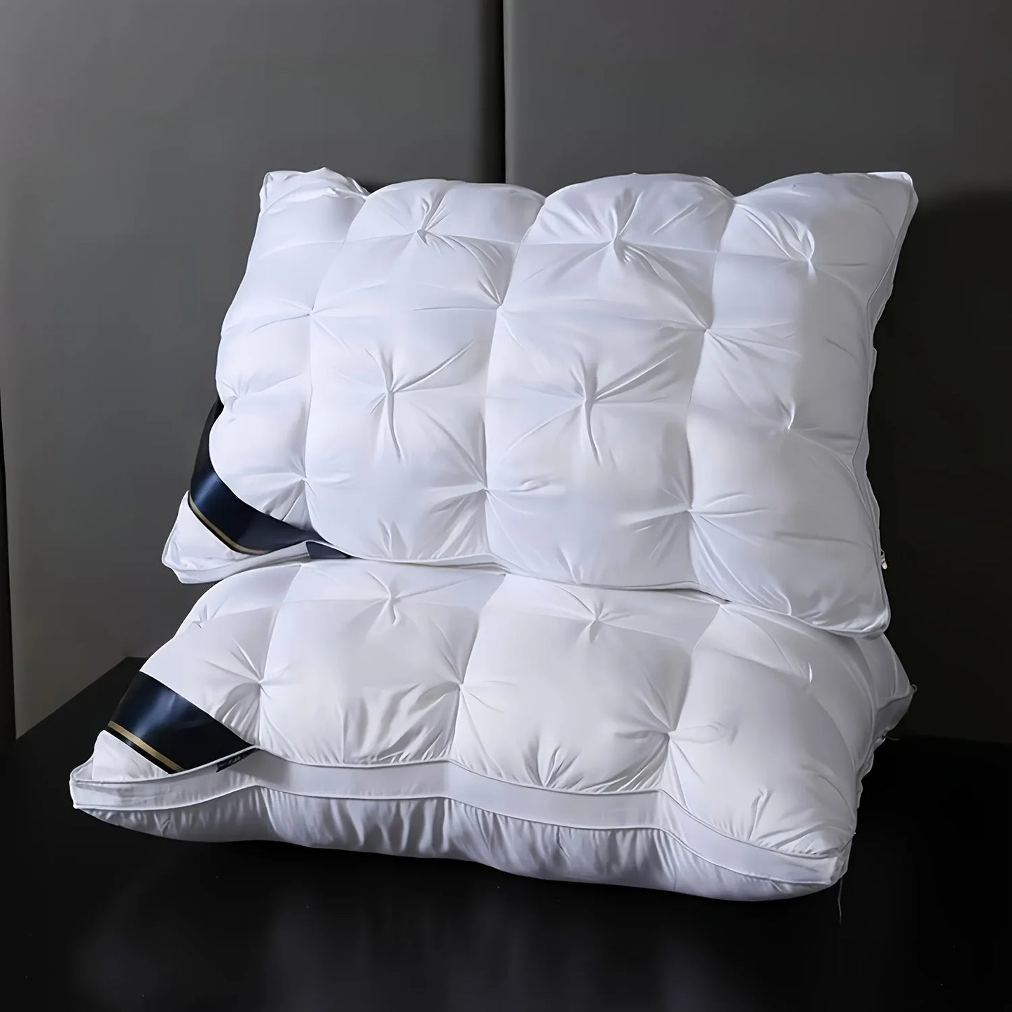 1pc 48x74CM Twisted Pillow  - Hotel Grade Neck Support Pillow Core Designed for Sleep Aid And Home Use.