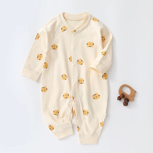 Baby Herbst Kleidung Cartoon Bär Gedruckt Strampler für Jungen Mädchen Neugeborenen Einteiliges Kleidung Baumwolle Kleinkind Body Infant Kostüm