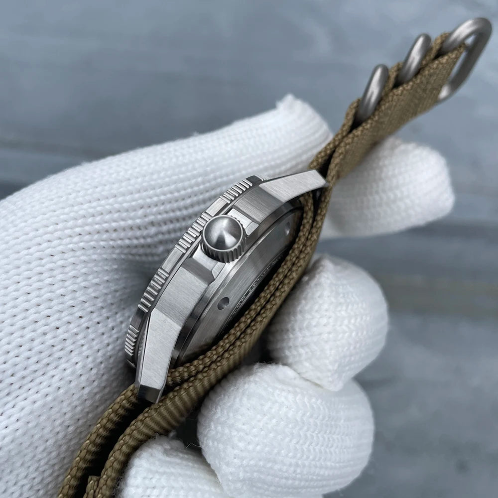 STEELFLIER Official SF787 Dive Luxury Wristwatches Double Calendar NH36 Movement Super Luminous 200M Waterproof Mechanical Watch