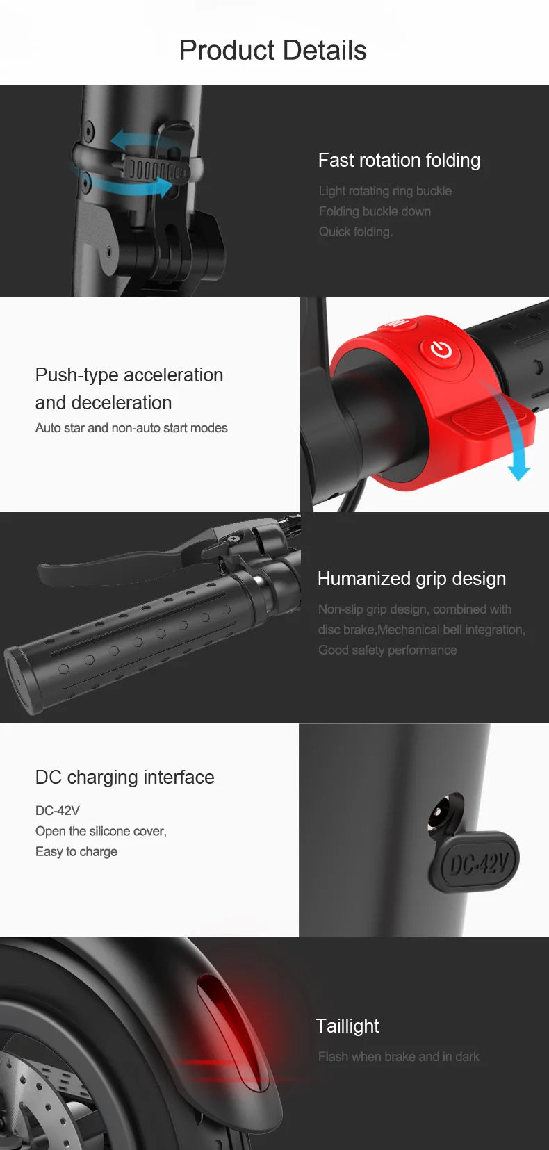 Alnsoor X7 Folding Electric Scooter 350W 36V5Ah 8.5-inch Tire Lightweight E-Scooter Adult Urban Commuting EScooter.