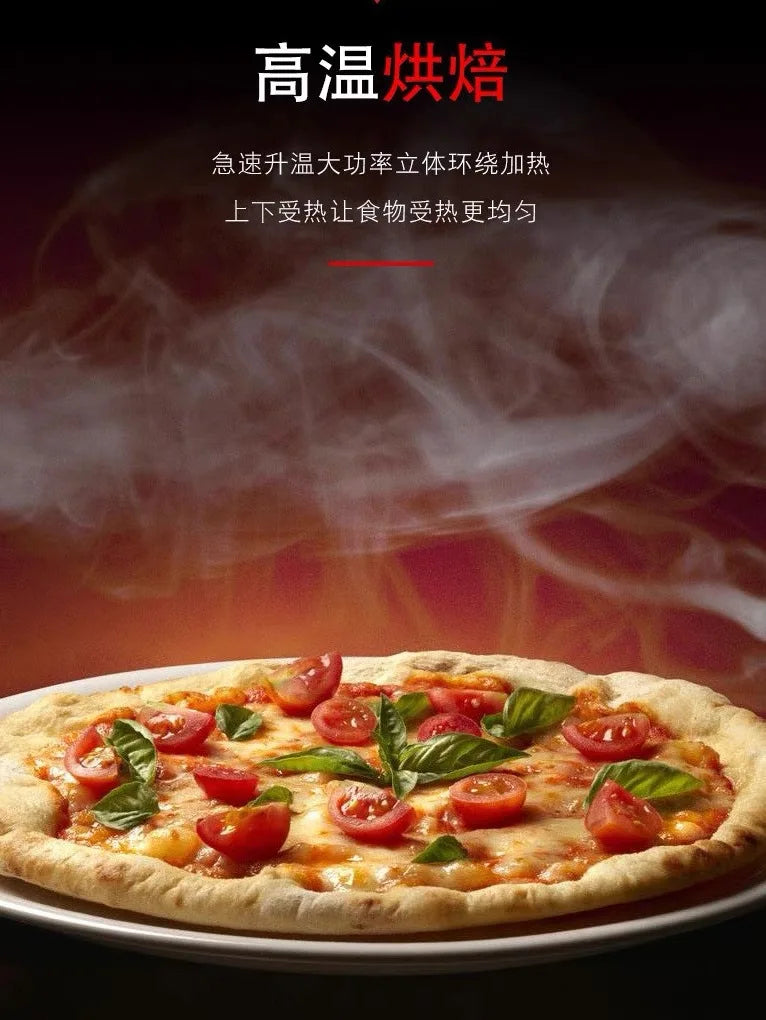 Kommerzielle elektrische Backen Pizza Ofen Lebensmittel Backen Ausrüstung einzelne Doppelschicht Backen Pizza Ofen effiziente Heizung schnell