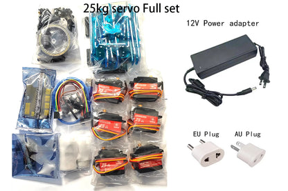 APP Control 6 Dof Metal Mechanical Arm Aluminum Alloy Bracket High Quality Robot Arm for Arduino Robot DIY Kit Programmable Arm