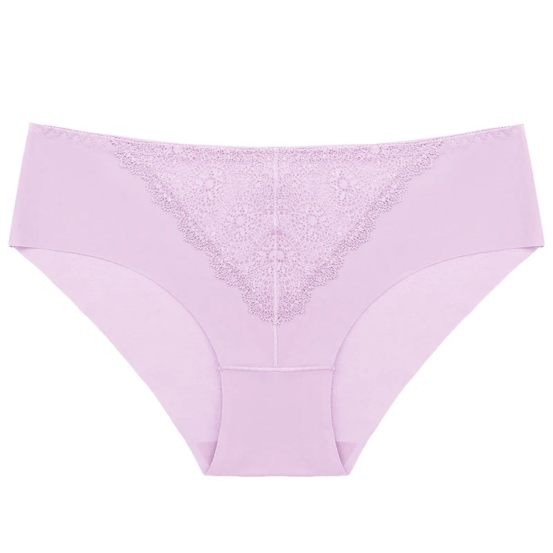 BZEL 10PCS/Set Women's Panties Exquisite Sweet Lace Underwear Sexy Lingerie Silk Satin Briefs Woman Comfort Breathable Underpant