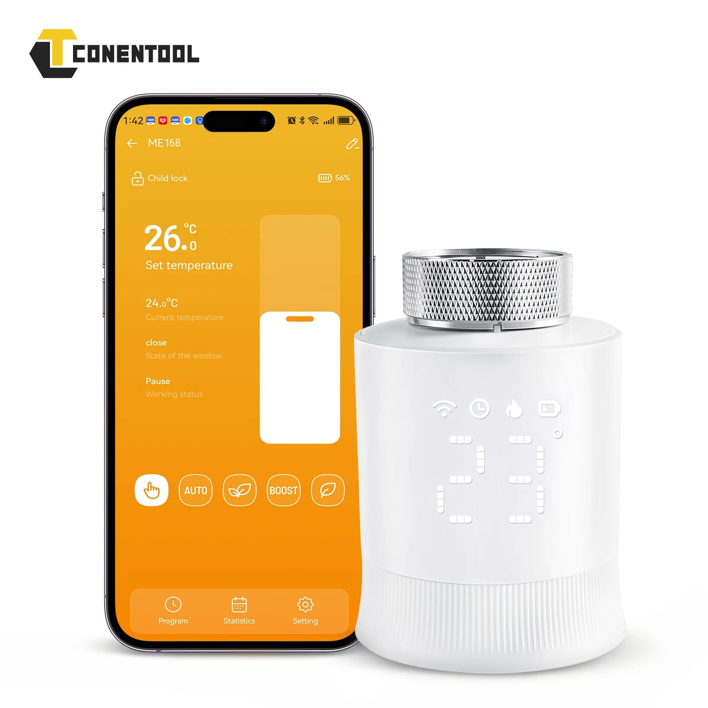 Tuya Zigbee Smart Thermostatic Valve Radiator Actuator Valve Wireless Temperature Controller Energy-Saving for Home Heating Alex.