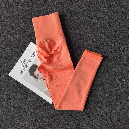 Nahtlose Damen-Leggings mit hoher Taille, schnell trocknend, elastisch, für Yoga, Fitness, Fitnessstudio, Jogginghose, Push-up-Leggings, Sportbekleidung.