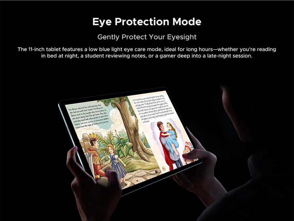 DOOGEE Tab E3 Tablet 11" Screen Android 15 Gemini AI 7.5mm Ultra-thin 32GB (8+24) 256GB Dual Speakers 8800mAh Battery Smart Pad