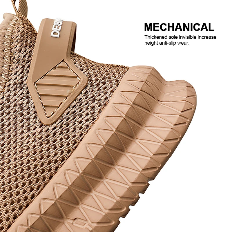 Men's Non-Slip Casual Sneakers Breathable Outdoor Jogging Training Hiking Sports Running Outdoor Women Weave Knit Lace Up Shoes.