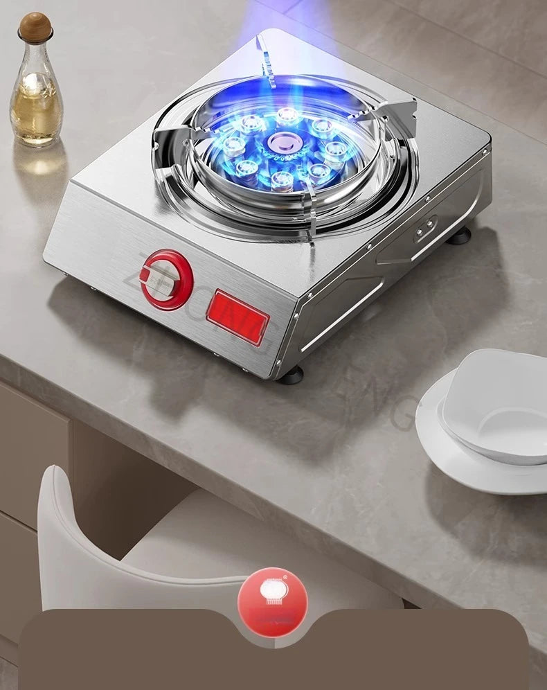 5.2KW Liquefied Gas Stove Range Single-range Energy-saving Flameout Protection Fierce Fire Stove.