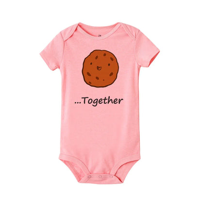 Perfect Together Twin Babykleidung Lustige Zwillings-Outfits Strampler Junge Mädchen Duschgeschenk Sommer Kurzarm-Bodys Bruder/Schwester.