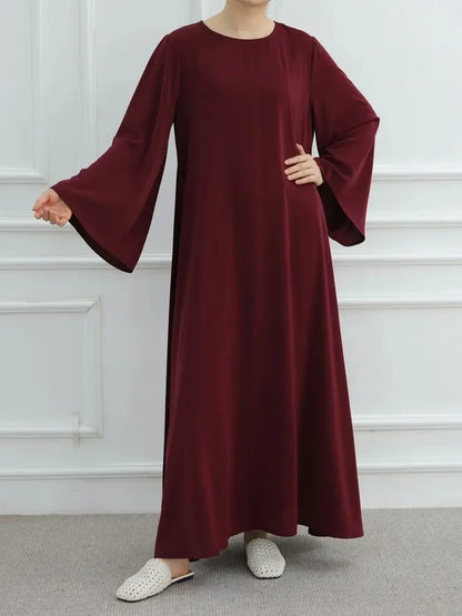 Bandage Plain Abaya Dubai For Women Kaftan Muslim Modest Long Dresses Islam Caftan Marocain Kebaya Robe Femme Musulmane Vestidos.