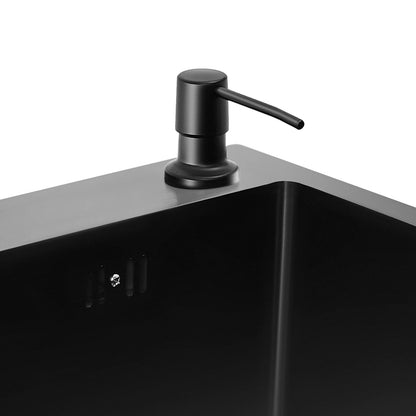 40 x 45 x 20 cm Küchenspüle-Set, Spüle aus Edelstahl 201 mit Abflusskorb und Seifenspender für Küchen, Badezimmer, Waschräume