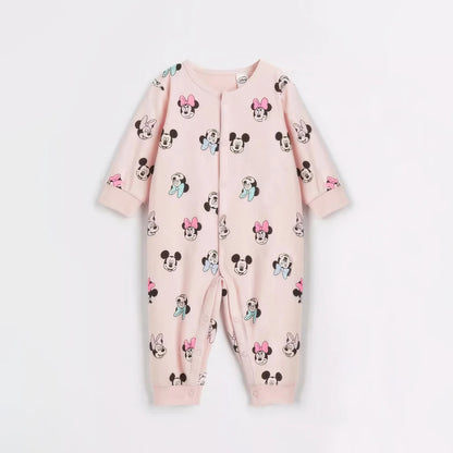 Mickey Mouse Baby Boy Stram pler Baumwolle lange Ärmel Baby Baby Boy Mädchen Overall Baby Mädchen einteilig & Body