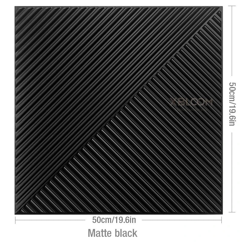 4pcs 50x50cm Champagne gold color 3D Wall Panel Shining Gold 3D Wall Sticker Wedding party background wall art Wood grain paper