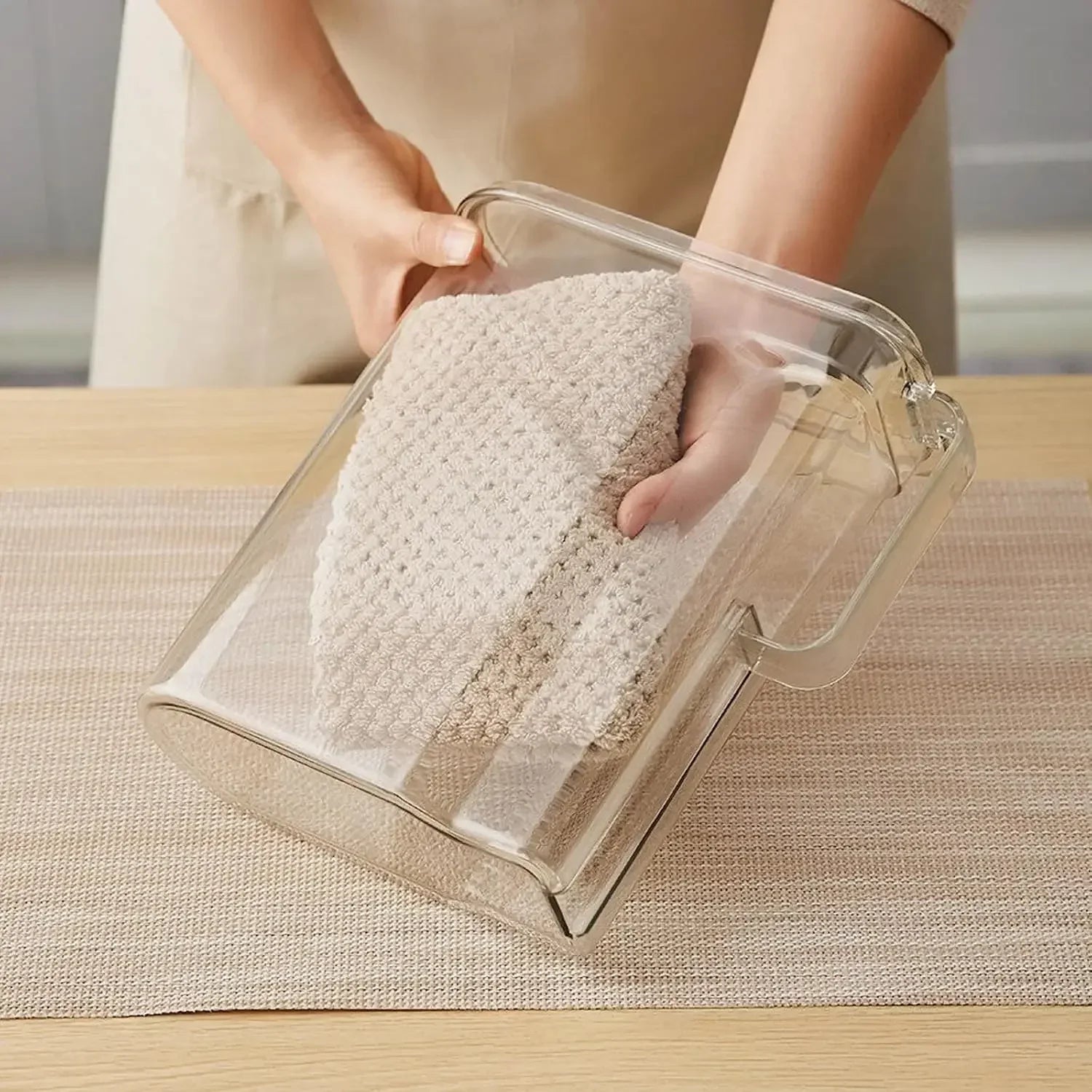 3L Food Storage Containers With Measuring CupTreat Box Containers for Kitchen Pantry Organization Containers for Rice Dispenser.