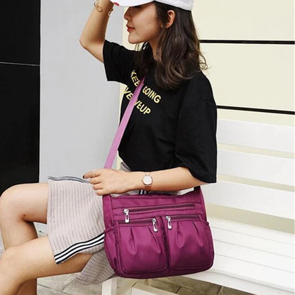 Women Nylon Waterproof Bag Messenger Bags For Lady Crossbody Large Capacity Travel Shoulder Bag Casual Handbags High Quality