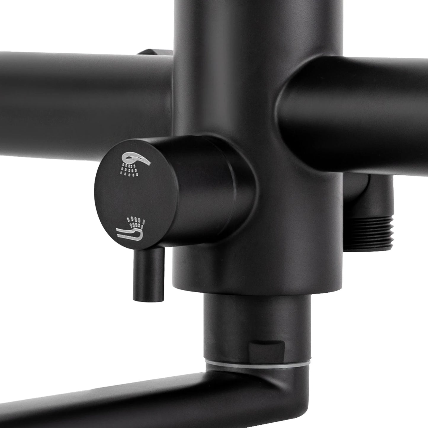 Wall-Mounted Kitchen Mixer Tap with Sprayer, 360° Swivel Stainless Steel Spout & Anti-Leak Design for Sink/Laundry, Black/Silver