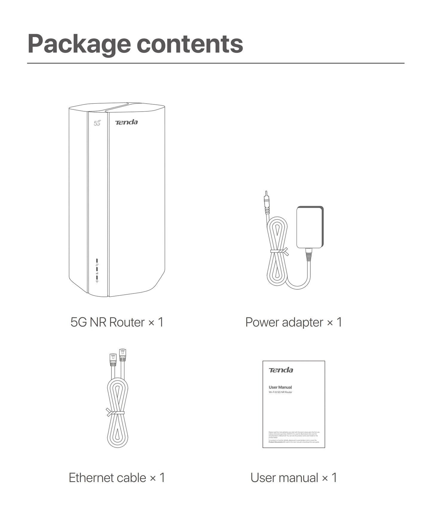 Tenda 5G SIM CPE Router AX1500 AX1800 Wi-Fi 6 wireless modem WiFi Hotspot 5G/4G/3G Multi-Mode 2.4Ghz 5Ghz Mesh Router SIM Card