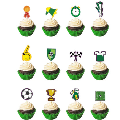 Fußball Fußball Geburtstag Dekorationen Aluminium Film Ballon Geschirr Teller Tasse Servietten Tischdecke Baby Dusche Party Supplies