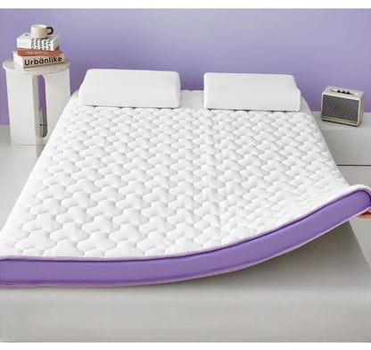 Schwammmatratze, elastisches Kissen, Zuhause, doppelt faltbar, Memory-Schaum, Latex, Tatami-Matte, Studentenwohnheim, Einzel-Schlafmatratzen