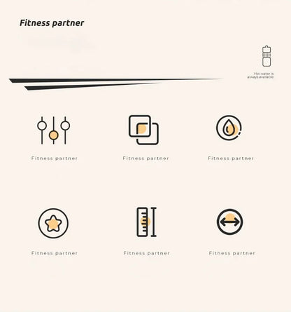 Shake Cup Sports Fitness Water Bottle Milkshake Cup Sports Plastic Water Cup Creative Plastic Drinking Cup Protein Powder Cup.