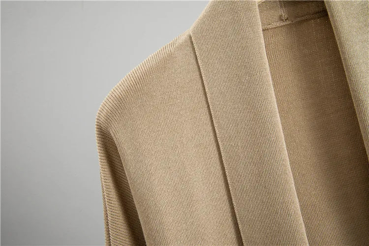 Women Knitted Sweater Muslim 3 Piece Set Long Cardigan Coat Skirt Vest Suit Knit Skirts Outfits Morocco Tracksuit Autumn Winter.