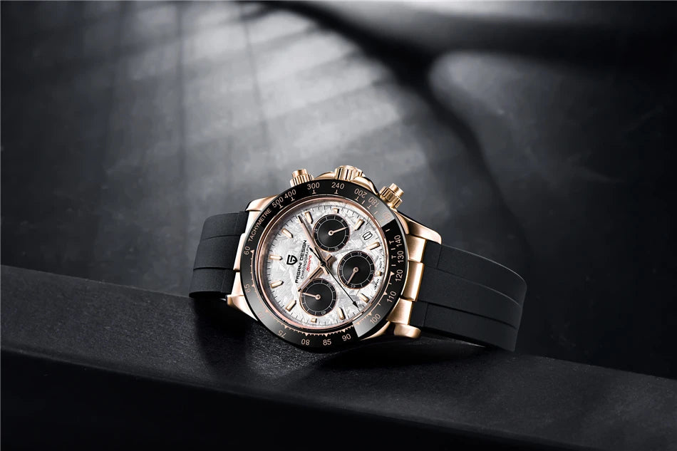 40mm New V2 PAGANI DESIGN Men's Quartz Watches Sapphire Retro Chronograph Stainless Steel Waterproof Watch Men Relogio Masculino.