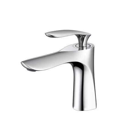 Golden Maple Leaf Basin Faucet For Hot And Cold Water Household Use Raised Washbasin Countertop Basin Single Hole Faucet