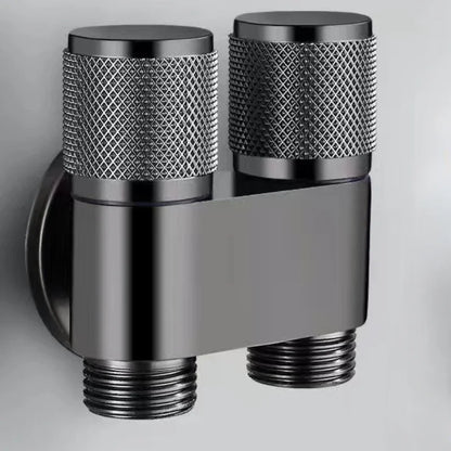 One In Two Washing Machine Faucet All Copper Valve Double Control Toilet Faucet Fully Automatic Detachment and Water Stop