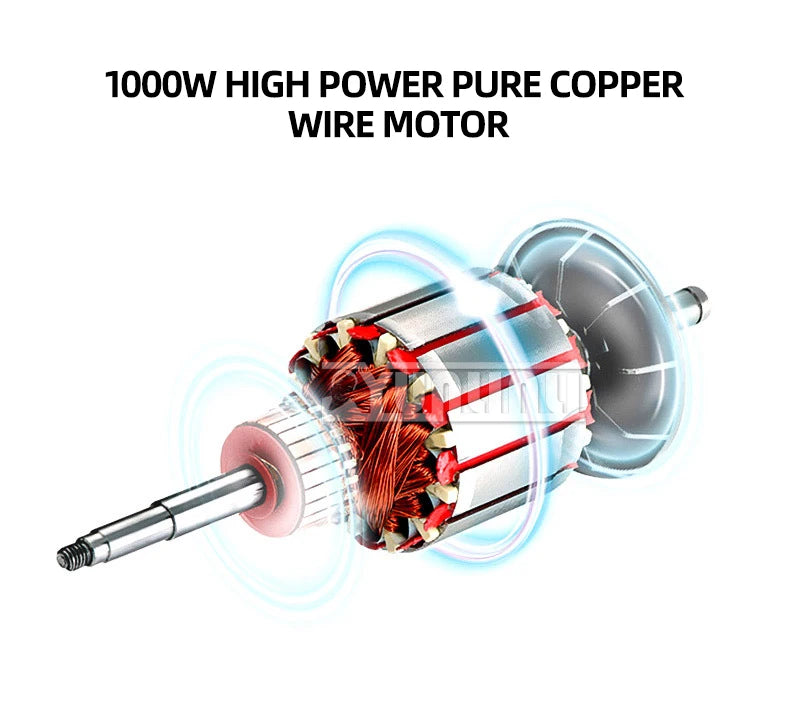 1000W Electric Stand Mixer for Dough Household Kitchen Double Knife Automatic Food Mixer.